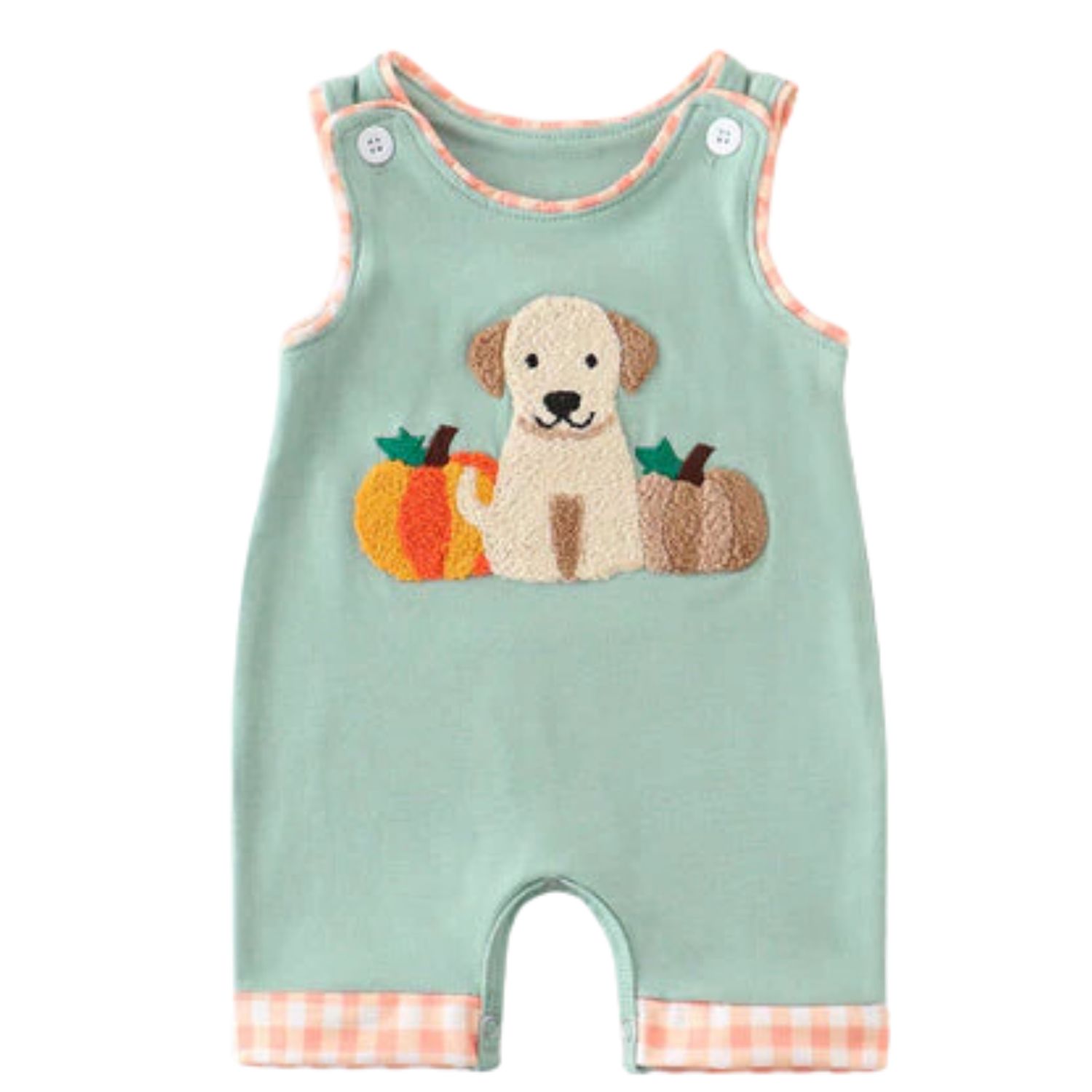 French Knot Pumpkin Pup Jon Jon, Size: 3M