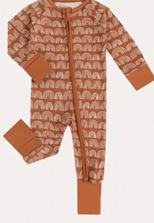 Rust Rainbow Bamboo Zippy, Size: 3/6