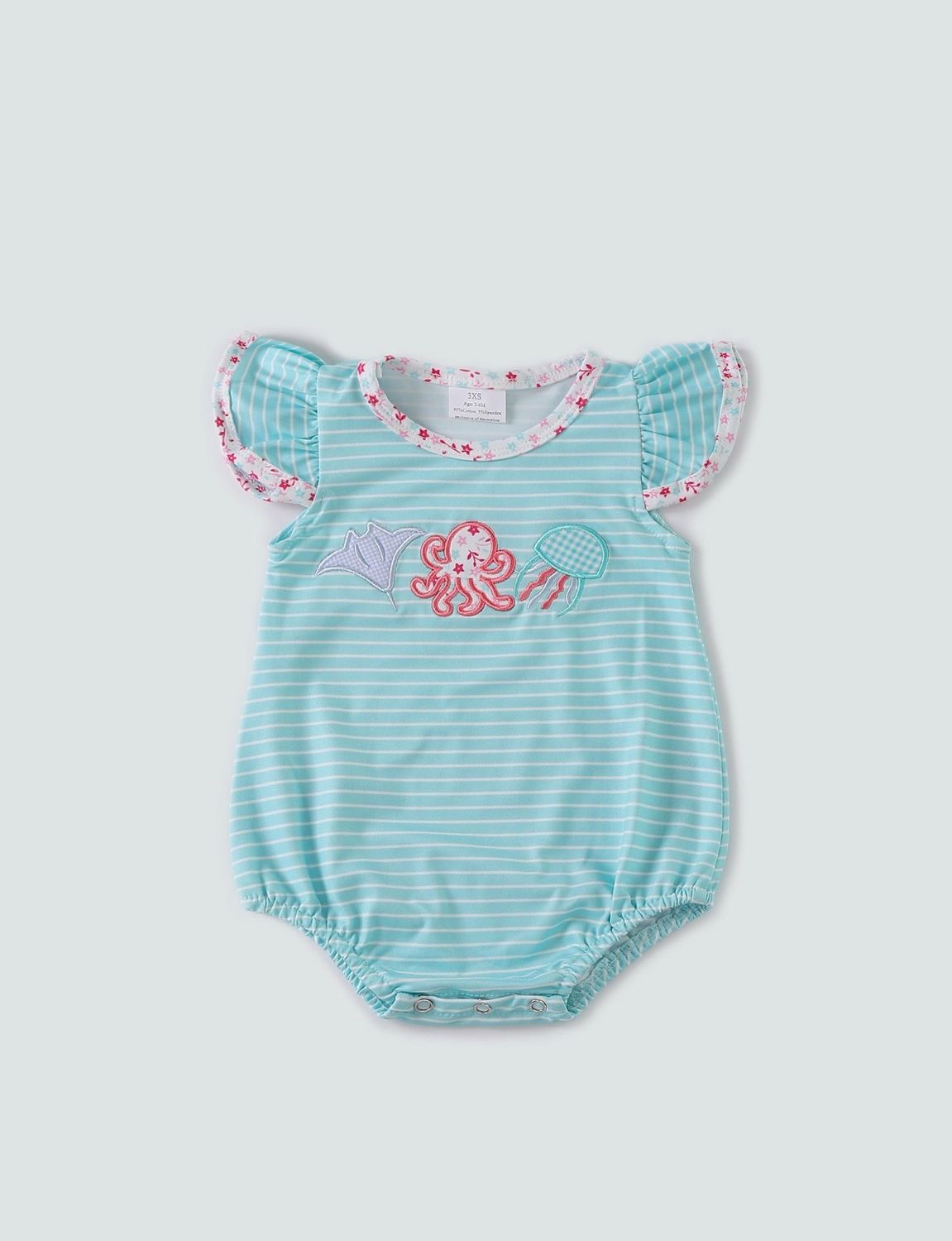 Reef Friends Romper, Size: 12/18M