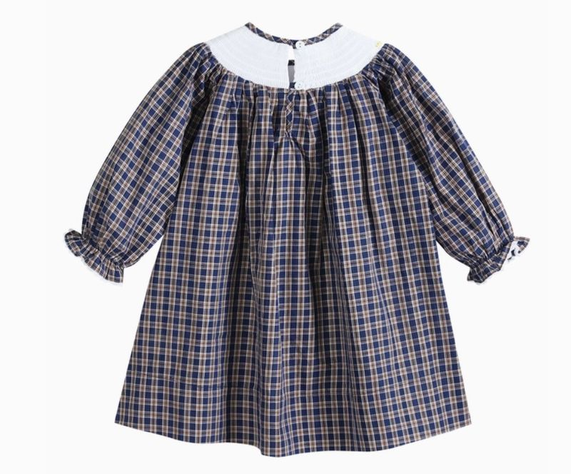 Smocked Mallard LS Dress