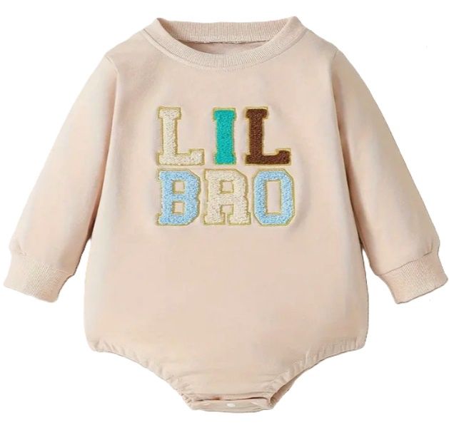 Lil Bro Chenille Sweatshirt, Size: 3/6M