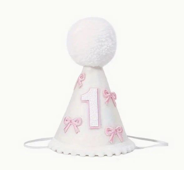 Pink One Birthday Hat, Size: OS