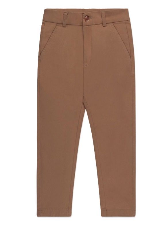 Straight Chino, Colour: Coffee, Size: 3T