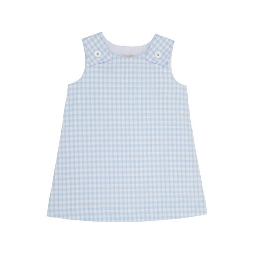 Juliet Jumper - Flannel, Colour: Beale Street Blue Gingham/Worth Avenue White, Size: 2T