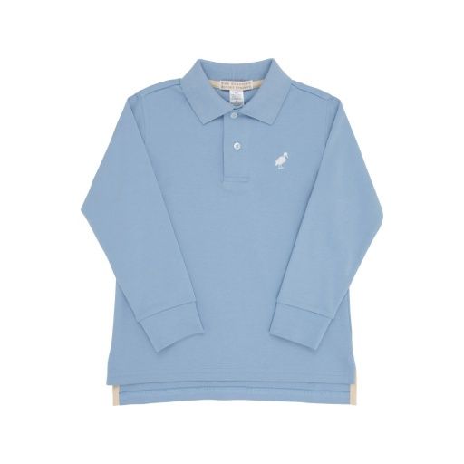 Prim &amp; Proper LS Polo- Barrington Blue