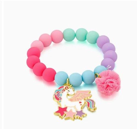 Magical Unicorn Bracelet &amp; Nail Sticker Gift Set
