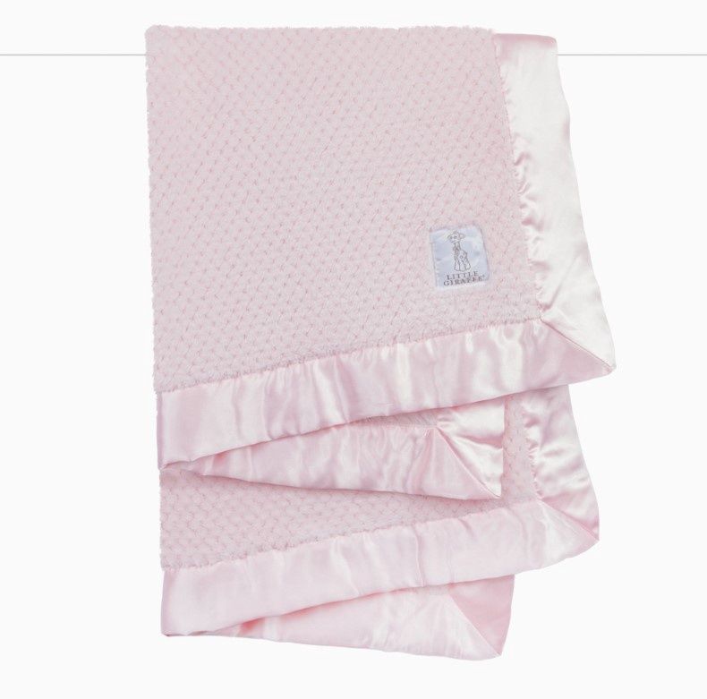 Little Giraffe- Honey Comb Baby Blanket, COLOR: Pink