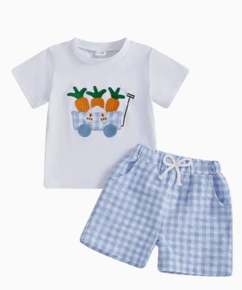 Bunny Wagon Easter Set, Size: 6/12M