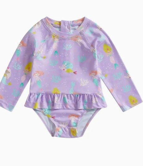 Purple Mermaid Swim, Size: 0/3M