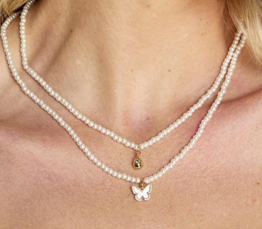 Pearl Charm Necklace