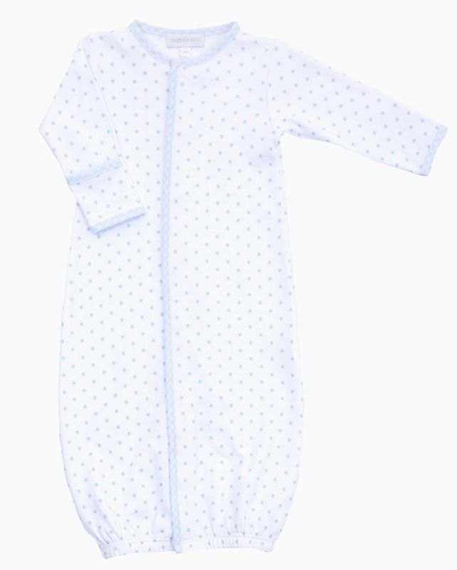 Blue Gingham Dot Converter Gown