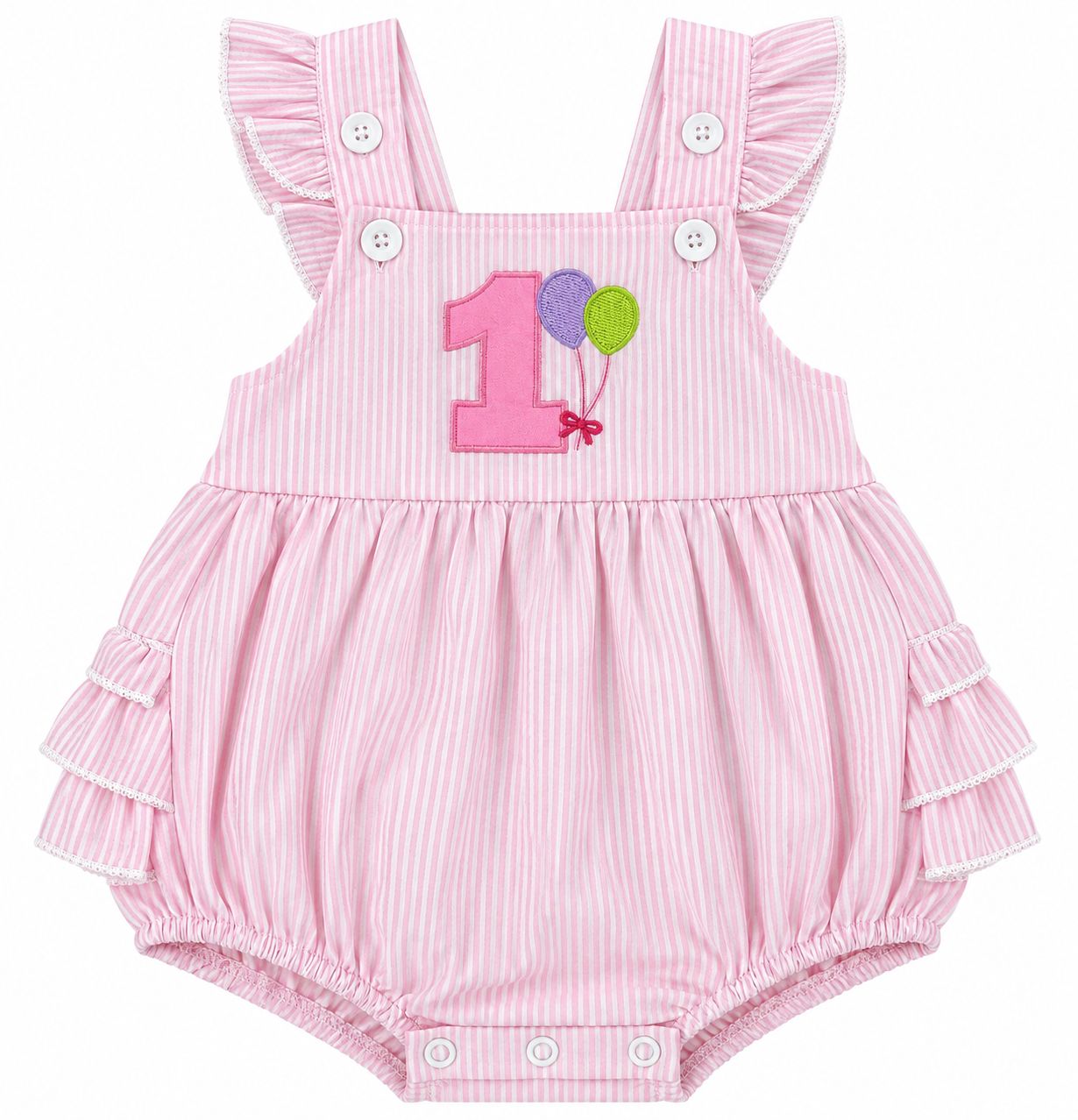 1st Birthday Balloon Romper