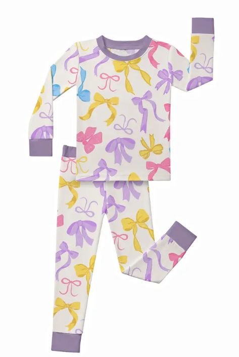 Bow Bamboo Set, Size: 2/3T