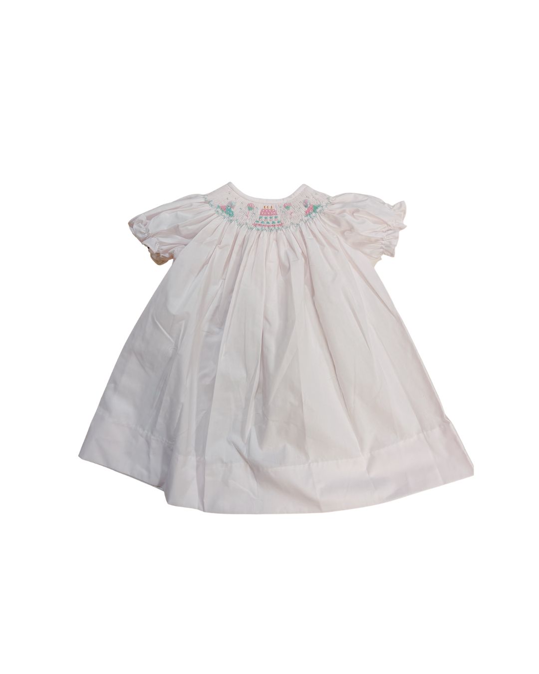 Birthday Bash Girls Smocked Dress, Size: 12M