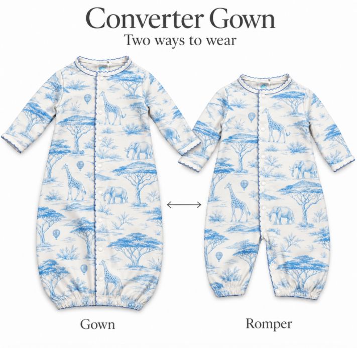 Safari Toile Converter Gown