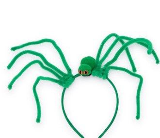 Halloween Spider Headband, Colour: Green
