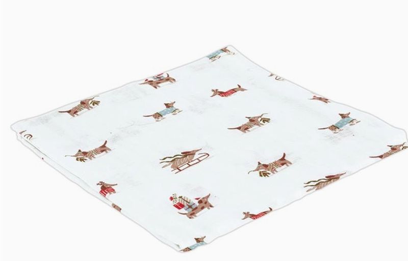 Christmas Dog Rattle &amp; Swaddle Set