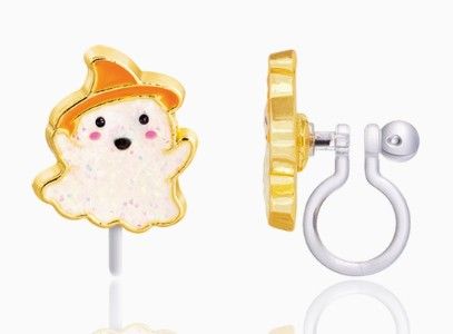 Clip on Ghost Earrings