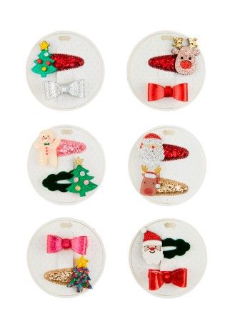Christmas Hair Clip Sets