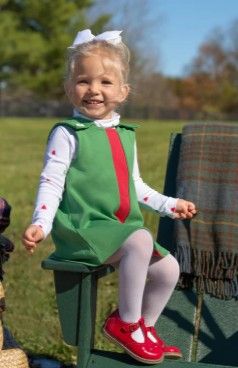 Juilet Jumper- Kiawah Kelly Green &amp; Richmond Red