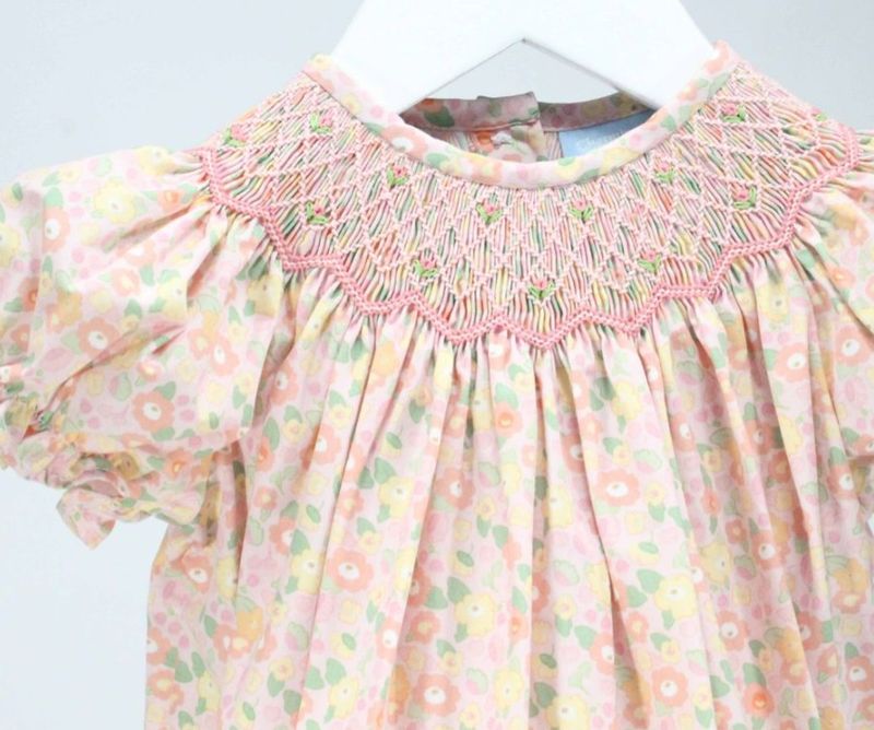 Fall Flourish Smocked Zoe Bubble