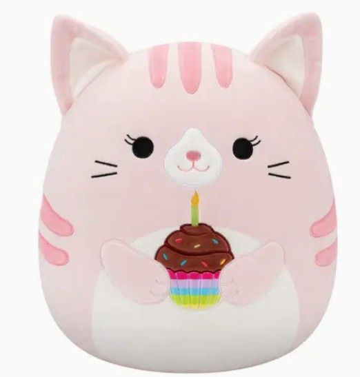 Squishmallow Laura The Pink Cat- 5 inches