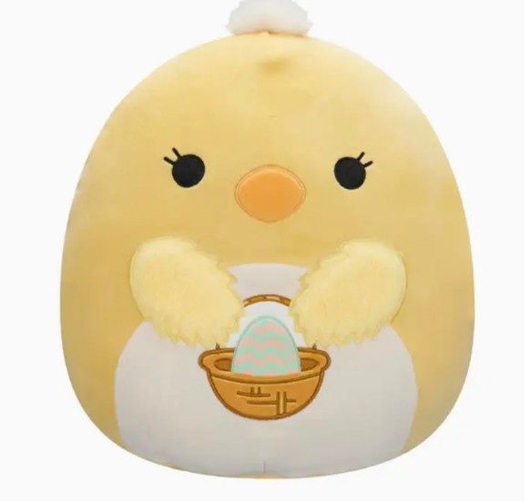 Squishmallow Aimee Chick with Basket- 5 Inches