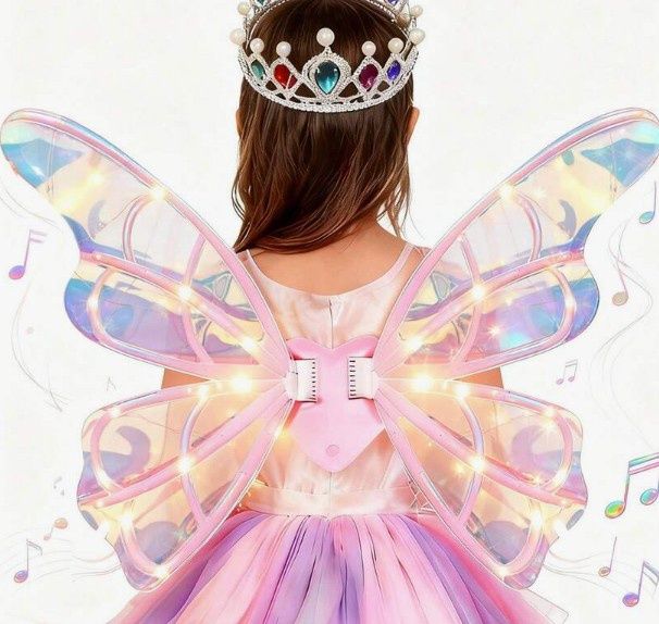 Light Up Moving Butterfly/Fairy Wings