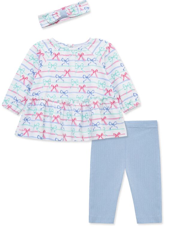 Little Me Ribbon Tunic Set