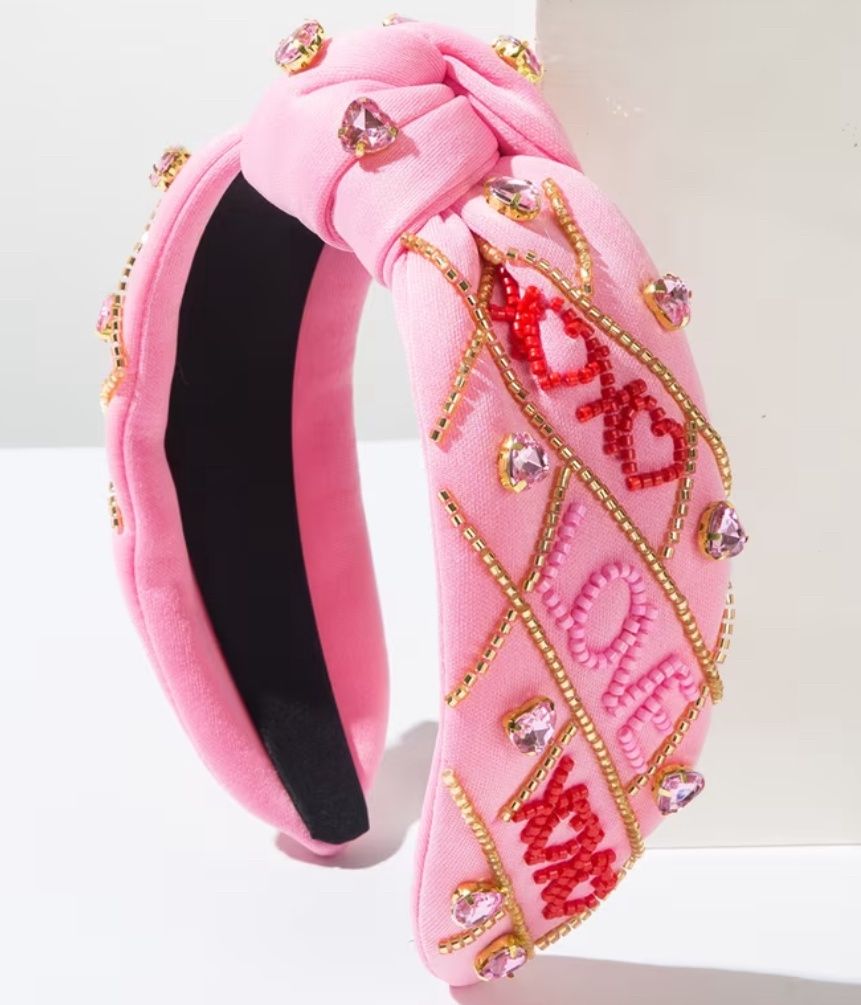 Pink Valentines Headband