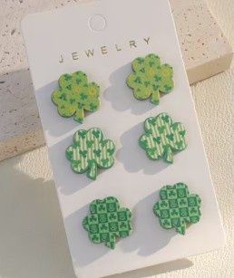 Clover Trio Earring Set