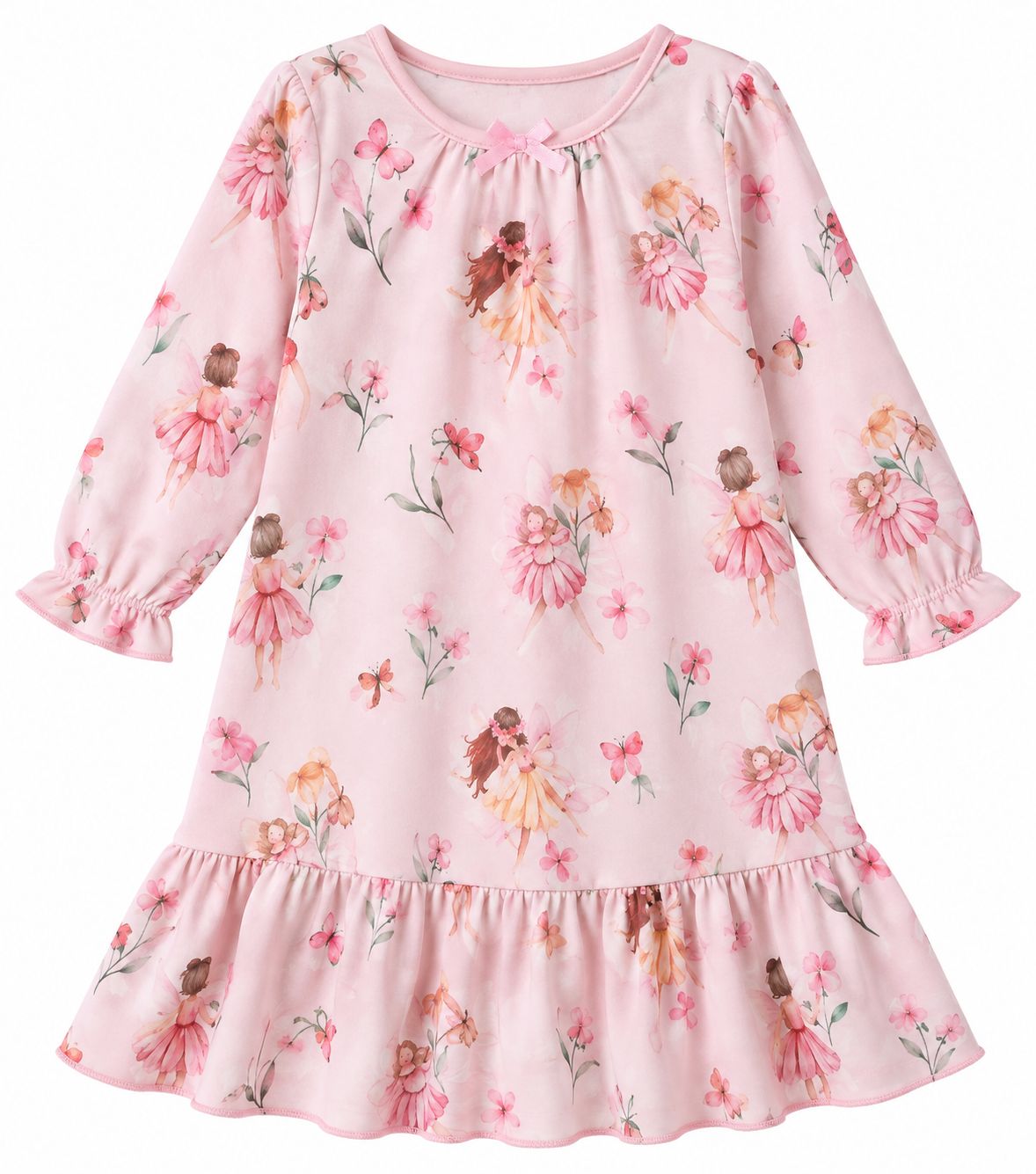 Pink Fairy Ruffle Nightgown