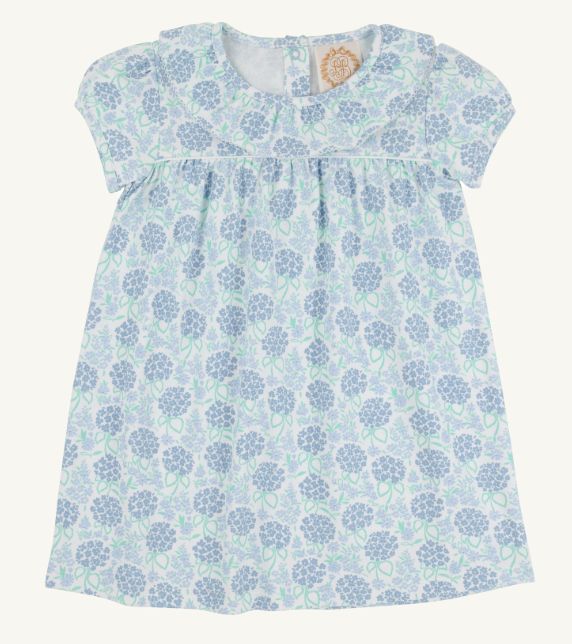 Short Sleeve Ramona Ruffle Dress-Handful of Hydrangeas