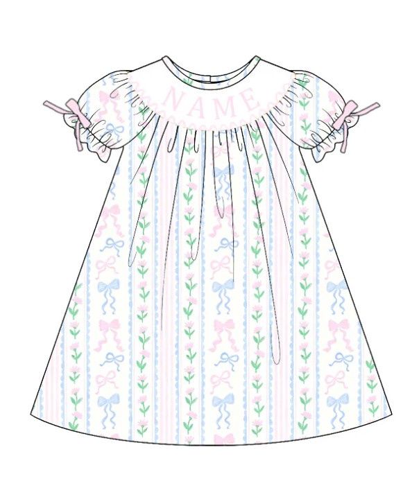 ***PRE-ORDER Custom Spring Smocked Dress***