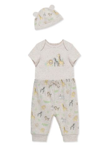 Little Me- Jungle Bodysuit Set