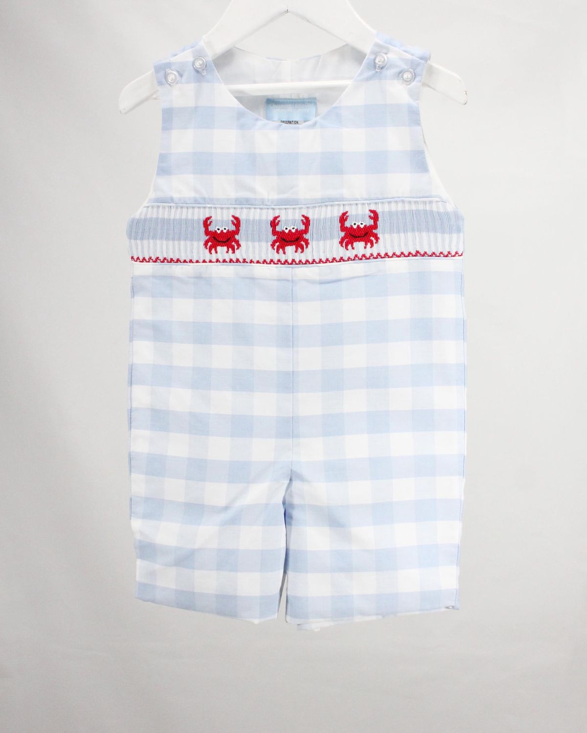 Hand Smocked Jonah Crab John John