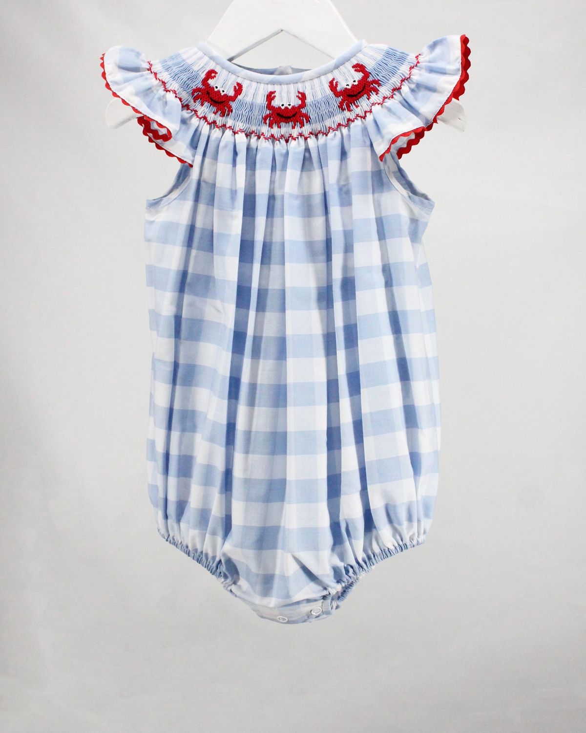 Hand Smocked Zoe Crab Bubble