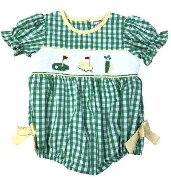 Three Sisters- Smocked Girls Golf Bubble