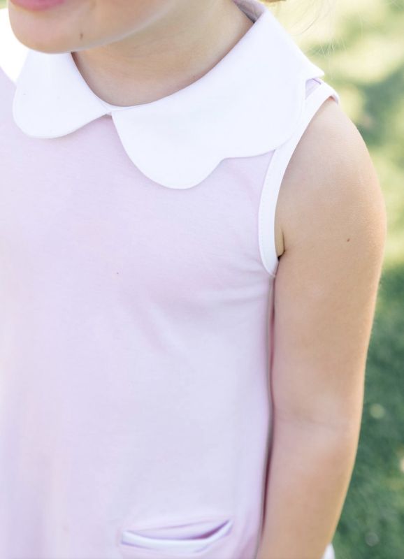 Proper Peony- Solid Pima Pink Dress