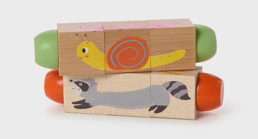 Wooden Twist Block Puzzle Game