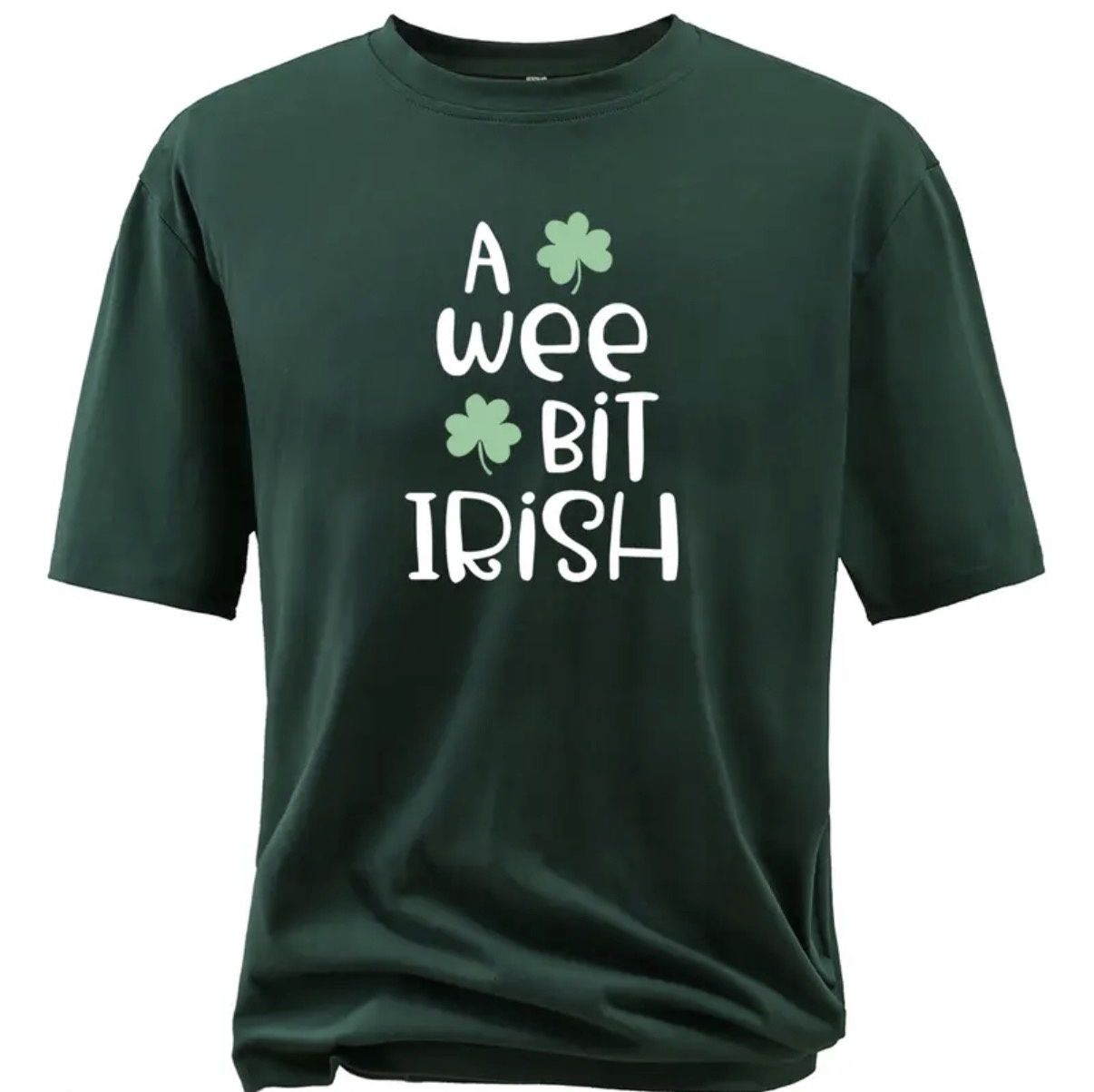 Green Wee Bit Irish Sports T-Shirt