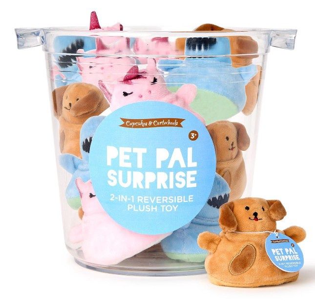 Pet Pal Surprise 2-IN-1 Reversible Plush Toy