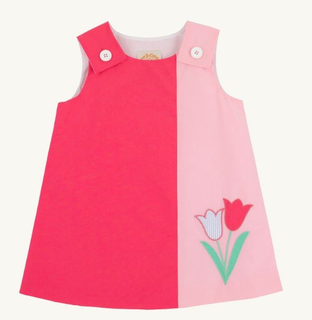 Caroline Colorblock Jumper- Palm Springs Punch