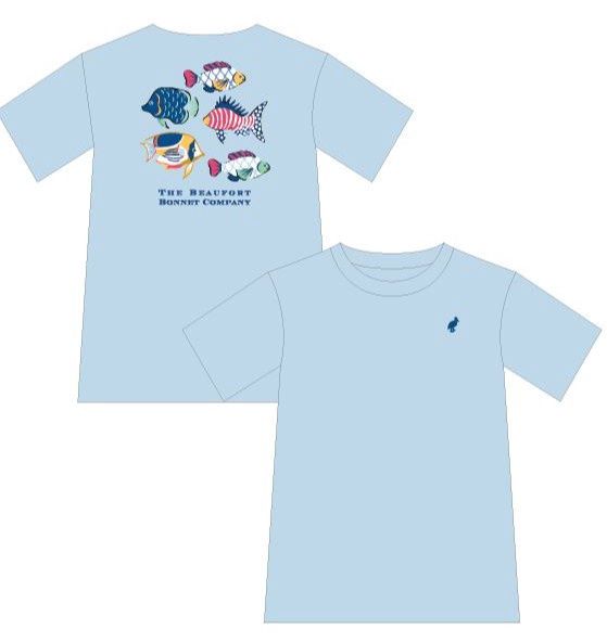 Sir Proper T-Shirt Buckhead Blue Fish