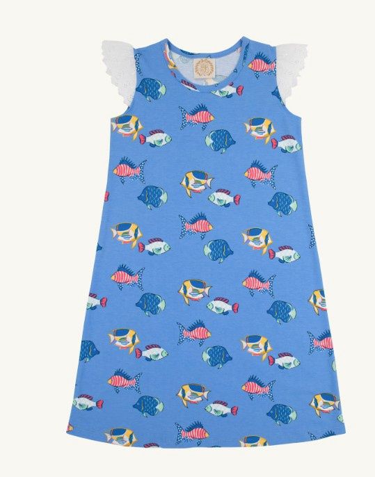 Sleeveless Polly Play Dress- Here Fishy Fishy