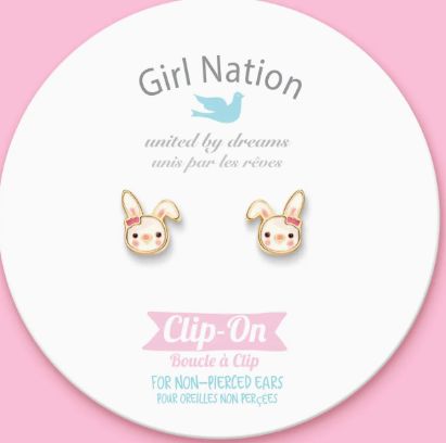 Bunny Clip-On Earrings
