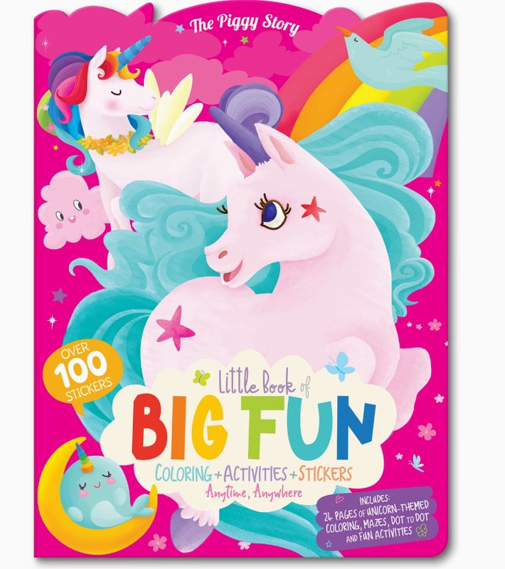 Unicorn Activity Book and Crayon Gift Set
