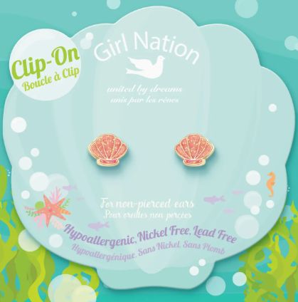 Shell Clip-On Earrings