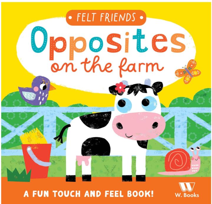 Opposites on the Farm Felt Book