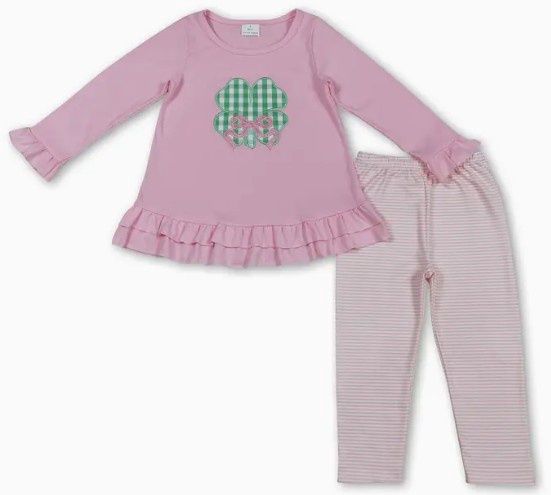 Pink Shamrock LS Oufit